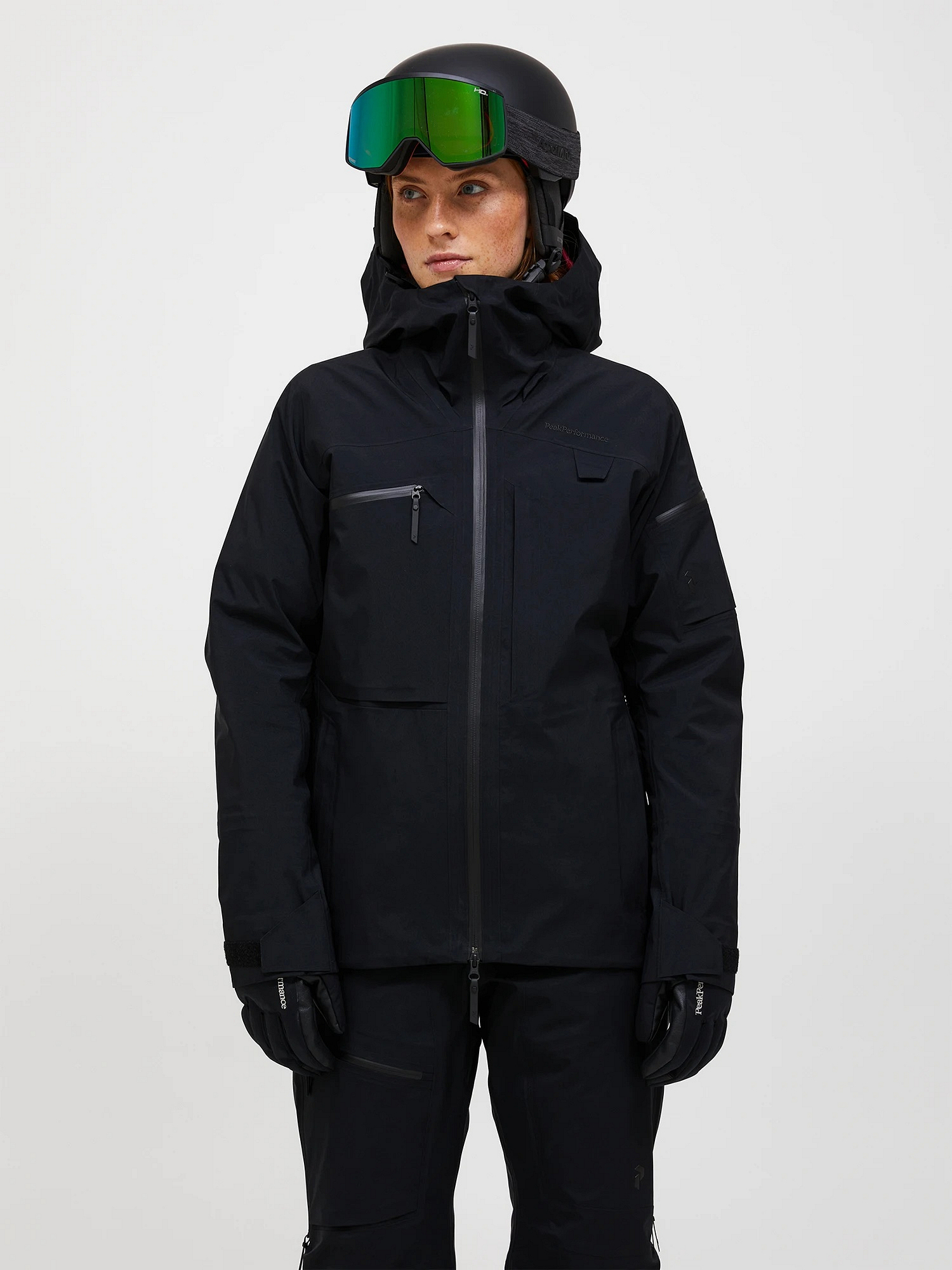 Alpine Gore-Tex 3L Jacket Women | Shell Ski Jacket - BLACK